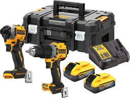 DeWALT DCK2050H2T Accu Combiset DCD805 + DCF850 18V 5.0Ah POWERSTACK in TSTAK