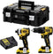 DEWALT DCK2062D2T DCK2062D2T-QW Accu-slagschroevendraaier , Accu-klopboor/schroefmachine Li-ion