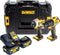 DeWalt DCK2062M2T-QW 18V Li-ion Combiset - 2x 4,0Ah accu - DCD709 Accu (klop)boor-/schroefmachine + DCF809 Slagschroevendraaier