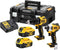 DeWalt DCK2062M2T-QW 18V Li-ion Combiset - 2x 4,0Ah accu - DCD709 Accu (klop)boor-/schroefmachine + DCF809 Slagschroevendraaier