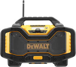 DeWALT DCR027 18V Li-Ion accu DAB+ Bouwradio met oplaadfunctie - werkt op netstroom & accu