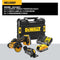 DeWALT DCS438E2T Accu Slijpmachine 18V 76mm POWERSTACK 1,7Ah in TSTAK