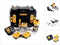 DeWALT DCW604P2-QW 18V XR Li-Ion Accu Boven- en kantenfrees set (2x 5,0Ah) in TSTAK - 30mm