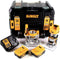 DeWALT DCW604P2-QW 18V XR Li-Ion Accu Boven- en kantenfrees set (2x 5,0Ah) in TSTAK - 30mm