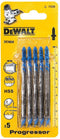 DeWalt DT2058 HSS Decoupeerzaagblad Progressor - 1.2-2.6mm tandafstand - Metaal (5st)