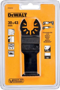 DeWALT DT20704 Multitool Zaagblad HCS tbv Snel Zagen Hout 43x31mm VE=1