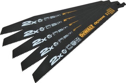 DeWalt DT2308L Reciprozaagblad - 228 x 2,5mm - Universeel (5st)