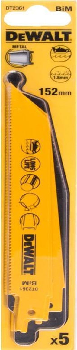 DeWALT DT2361 Reciprozaagblad DEW-DT2361-QZ