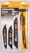 DeWALT DT2443L 8-delige set reciprozaagbladen in stevige opbergcassette