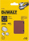 DeWALT DT3025 P240 Schuurpapier 1/4 Velcro VE=10