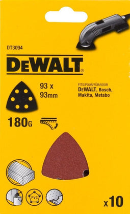 DeWALT DT3094 P180 Deltaschuurpapier VE=10