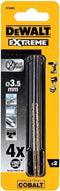 DeWALT DT4903 Industrial Cobalt Boor HSS 3.5mm 2 stuks
