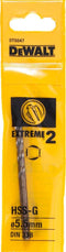 DeWALT DT5047 HSS-G metaalboor EXTREME 2™ 5.5x93mm