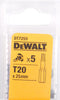 DeWALT DT7255 Schroefbit TX20 25mm VE=5