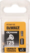 DeWALT DT7382T Extreme Impact Torsion Schroefbits T25 25mm 5 Stuks