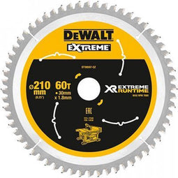 DeWalt DT99567 XR Cirkelzaagblad - 210 x 30 x 60T - Hout