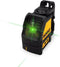 DeWALT DW088CG Zelfnivellerende kruis lijnlaser in koffer - 2 lijnen - 15m - Groen