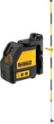 Dewalt DW088KPOL zelfnivellerende kruislijnlaser in koffer (DW088K) & kolom (DE0882) - 15m