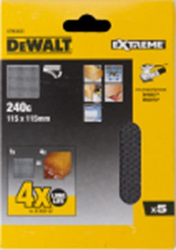 Dewalt Mesh schuurgaas 115 x 115mm K240 (Prijs per stuk)