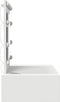 vidaXL - Wandkaptafel - met - LED-verlichting - - - Wit