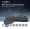 Nedis GKBD400BK - Mechanisch Gamingtoetsenbord - RGB Verlichting - Zwart