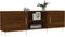 vidaXL - Tv-meubel - 150x30x50 - cm - bewerkt - hout - bruin - eikenkleur