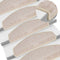 vidaXL - Trapmatten - 10 - st - 65x24x4 - cm - taupe
