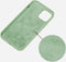 Lunso - Softcase Backcover hoes - Geschikt voor iPhone 13 Mini - Groen