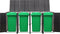 vidaXL - Containerberging - dubbel - 140x80x117 - cm - poly - rattan - zwart