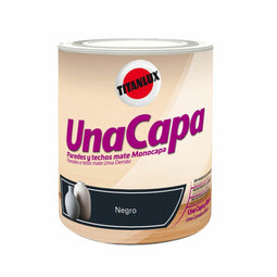 Titanlux - Kunststofverf - Ecologisch Mat - Zwart 750 ml