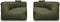 Feel Furniture - Binnen & Buiten bank - Odin - 4 Persoonsbank - Groen