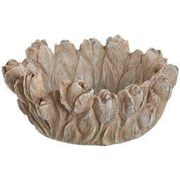 Middenstuk Home ESPRIT Grijs Shabby Chic Verouderde afwerking 23 x 23 x 10 cm