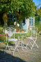 Mica Decorations Provence Bistrotafel - Eettafel - H70 x Ø60 cm - Wit