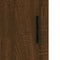 vidaXL - Dressoir - 34,5x34x90 - cm - bewerkt - hout - bruin - eikenkleur