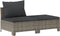 vidaXL - 2-delige - Loungeset - met - kussens - poly - rattan - grijs