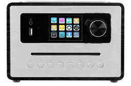 Noxon iRadio 500 CD - Alles-in-1 radio - DAB+ FM Bluetooth CD speler - Grijs Zwart