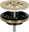 Differnz Afvoerplug - Afvoerstop voor Wastafel - Ø 64 mm - Mat Goud