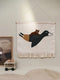 Tapis Petit Wandkleed Birdie 70x50cm - Beige