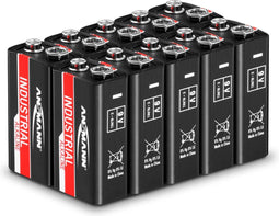 Ansmann 1505-0001 - Alkaline batterijen 9 V blok 6LR61 - 10 stuks