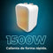 Cecotec ReadyWarm 1500 Max - Convector elektrisch verwarmingstoestel - Keramisch verwarmingselement - Wit