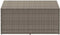 vidaXL - Tuinbox - 110x50x58 - cm - poly - rattan - grijs