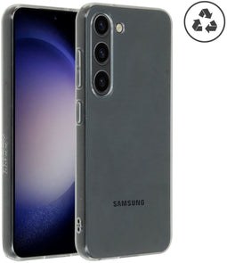 Accezz Galaxy S23 - 100% Recycled Clear Backcover - Schokabsorberend - Transparant