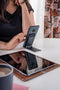 Dörr ST-1155 - Smartphonehouder - Traploos instelbare hoek - Metallic-grijs