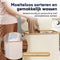 DARI. - Wasmand 3 vakken - 145L met 3 uitneembare zakken - beige