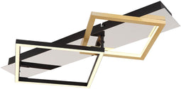 Globo Lesina - plafonniere - LED 1100 lumen - chroom