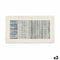 Canvas Strepen Met reliëf - Wanddecoratie - 110 x 60 x 2,5 cm - Blauw Wit (2 stuks)