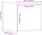 vidaXL - Opbergbox - met - lade - 40,5x40x40 - cm - bewerkt - hout - artisanaal - eiken