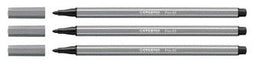 STABILO Pen 68 - premium Viltstift - Donker Grijs - Doos 10 stuks