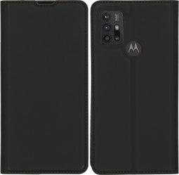 iMoshion Hoesje Geschikt voor Motorola Moto G30 / Moto G20 / Moto G10 Power / Moto G10 Hoesje Met Pasjeshouder - iMoshion Slim Folio Bookcase - Zwart