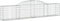 vidaXL - Schanskorven - 12 - st - gewelfd - 300x30x60/80 - cm - gegalvaniseerd - ijzer